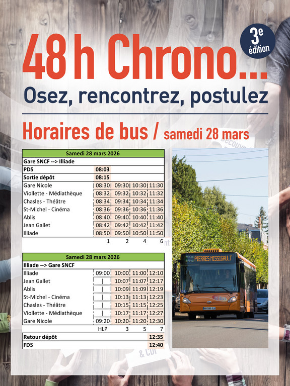 48h Chrono horaire de bus Horaires de bus navette