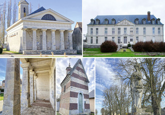 Batiments de Meslay-le-Vidame.