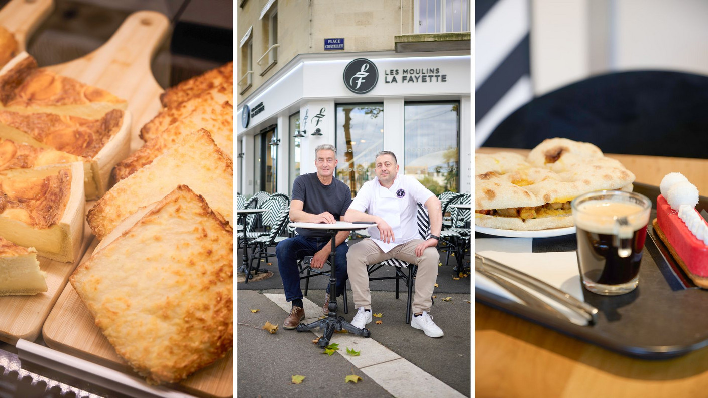 Les gérants de la boulangerie Les Moulins La Fayette.