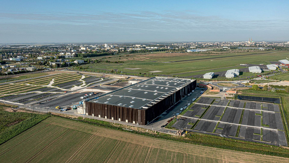 L'Illiade, le futur parc des expositions de Chartres métropole. Avril 2024