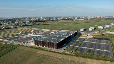 L'Illiade, le futur parc des expositions de Chartres métropole. Avril 2024