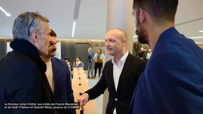 Julien Cottet, Franck Masselus, Gaël Tribillon et Quentin Minel