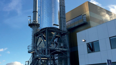 Centrale biomasse de cogénération, Gellainville. 
