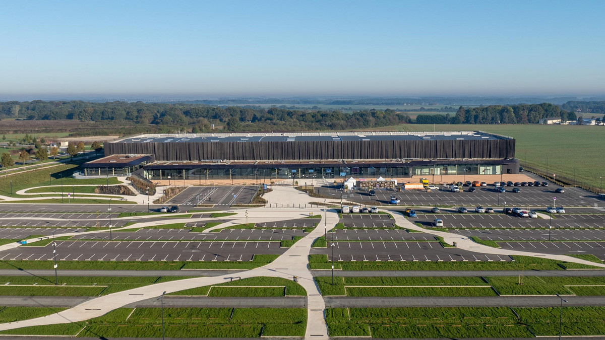 L'Illiade, le parc des expositions - Vue drône en octobre 2024