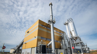 La centrale de cogénération biomasse de Gellainville
