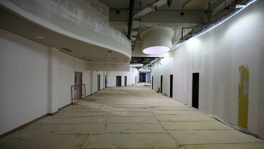 Les aménagement intérieurs de l'Illiade sont en cours. 